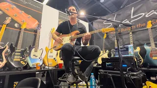 Dweezil Zappa NAMM 2024 Shabat Guitar Demo 2 Anaheim, California January 27, 2024