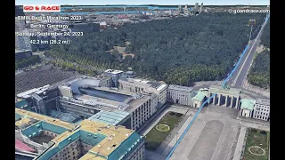 BMW Berlin Marathon 2023: fly over the race path!