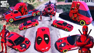 GTA 5 Stealing DEADPOOL SuperCars With Franklin | (Real Life Cars #06)