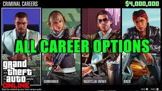 ALL CAREER BUILDER OPTIONS - GTA 5 Next Gen PS5 & Xbox X|S - GTA 5 ONLINE