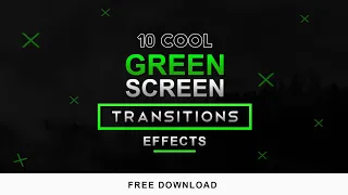 10 Professional Green Screen Transitions Template Pack