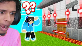 Minecraft : I Broke Into Smartest Redstone House !!!! Malayalam |