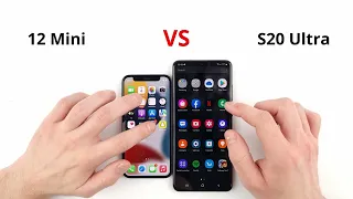 iPhone 12 Mini vs S20 Ultra SPEED TEST