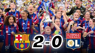 🏆 CHAMPIONS OF EUROPE!!!! - FC BARCELONA FEMENÍ 2️⃣ OLIMPIQUE LYON FÉMENIN 0️⃣