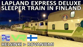 LAPLAND EXPRESS DELUXE EN-SUITE SLEEPER TRAIN / VR FINLAND TRIP REPORT