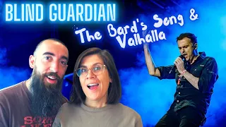 Blind Guardian - The Bard's Song & Valhalla (REACTION) with my wife