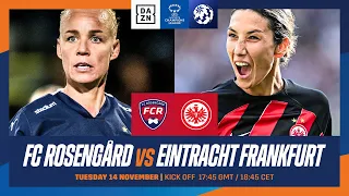 Rosengård - Eintracht Frankfurt | UEFA Women’s Champions League 2023-24Spieltag 1 Ganzes Spiel