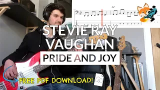 Stevie Ray Vaughan - Pride and Joy (Bass Cover) | Bass TAB Download