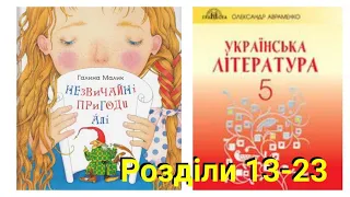 "Незвичайні пригоди Алі в країні Недоладії"👱‍♀️Г. Малик/розділи 13-23/5клас/Українська література