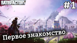 Первое знакомство с игрой, изучаем мир и пробуем развиваться - Satisfactory