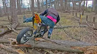 Supermoto in the Woods