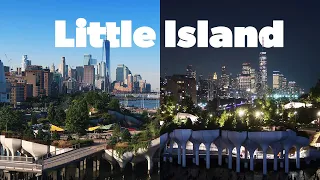 Sunrise & Sunset on Little Island, NYC | FULL TOUR Day and Night 2022