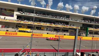 Kimi Raikkonen wins the 2018 Unites States Grand Prix