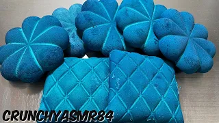 Blue Pedal & Quilted Pillow Crush | Oddly Satisfying | ASMR | Sleep Aid