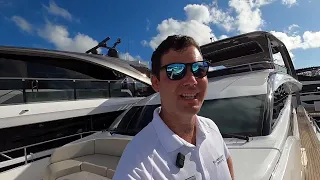 Awesome Y85 Princess Yachts Tour at FLIBS 2022