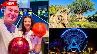 NIGHT TIME TOUR of International Drive, Disney Animal Kingdom ride POV!🇺🇸 Orlando September 2023