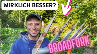 Ist eine Broadfork wirklich besser? Doppelgrabegabel Terradix im Test, mit Testergebnis!