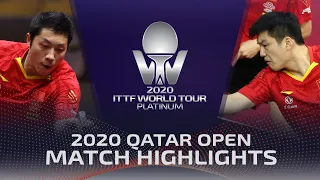 Ma Long/Xu Xin vs Fan Zhendong/Wang Chuqin | 2020 ITTF Qatar Open Highlights (1/2)