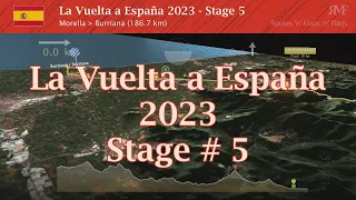 La Vuelta 2023, Stage 5 (Morella - Burriana), course, route, profile, animation