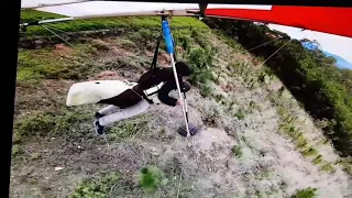 My first solo. June 13th 2018. Hang gliding, hang_gliding, ala delta, Valle de Bravo, México.