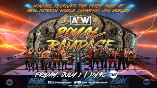 Royal Rampage 20 Man Competing for the first shot at AEW World Champion | AEW RAMPAGE 1.7.2022