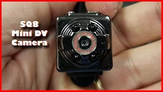 SQ8 Mini DV Camera 1080P Full HD Car DVR Review with Samples