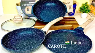 Carote Stoneware Granistone cookware , Healthy Nonstick now In India , Carote nonstick cookware