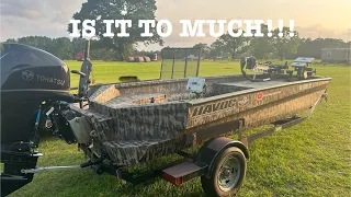 The MOST LOADED Out Aluminum Boat! (Livescope and all!)