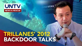 Trillanes, bumuwelta sa isyu ng backdoor negotiation sa Scarborough Shoal