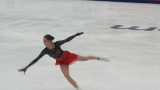 Alina Zagitova (Алина Загитова) Carmen practice 17.11.18 Moscow Rostelecom Cup of Russia Grand Prix