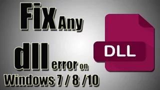 How to Fix any DLL Error on your Computer[d3dx9_43.dll , d3dx9_26.dll ,etc]