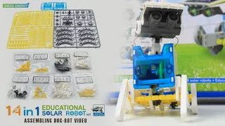 14-in-1 Educational Solar Robot Kit | DOG-Bot Assembling | DIY | Green Energy | Science Series