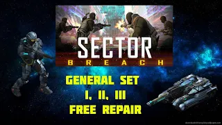 War Commander - Sector Breach - General Set - Free Repair - Walkthrough