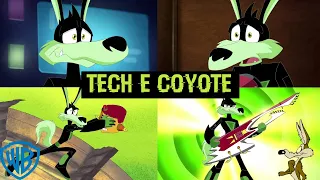 Tech E Coyote being 'genius' for 19 minutes straight | Loonatics Unleashed (S2)