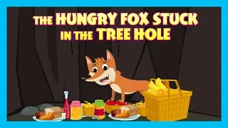 THE HUNGRY FOX STUCK IN THE TREE HOLE | ENGLISH ANIMATED STORIES | TRADITIONAL STORY | T-SERIES