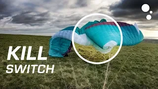 KILLSWITCH: Kill your paraglider when landing in strong wind