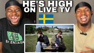 Reaction To Swedish TV Hosts Eat Magic Cookies and Get Paralyzed by Laughter at Silent Retreat