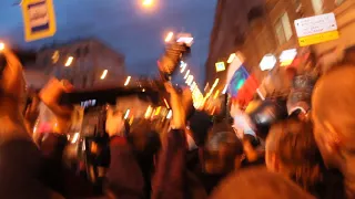 Давка на митинге Навального. Питер 7 октября.