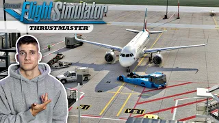 Eurowings nach Schweden im Microsoft Flight Simulator LIVE mit Thrustmaster TCA! AeroNewsGermany