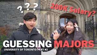 GUESSING MAJORS AT UNIVERSITY OF TORONTO | UofT St. George Campus (Downtown Toronto)