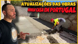 ATUALIZAÇÕES DAS OBRAS DA MINHA CASA EM PORTUGAL - (Conrado Vlogs)