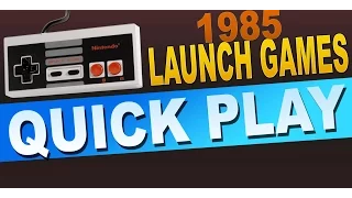 1985 NES LAUNCH GAMES OF NORTH AMERICA (Quick Play)