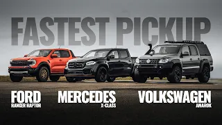 BATTLE OF THE V6 PICKUPS!! ⚔️ Amarok vs X-Class vs Ranger Raptor!