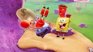 Nickelodeon All-Star Brawl 2 - Arcade Mode with unstoppable Force Mr Krabs!