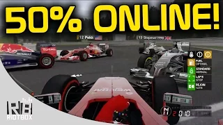 F1 2014 Gameplay: Austria 50% Online Race - A Different Strategy!