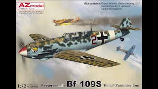 Messerschmitt Bf 109 S Kampfzweisitzer Emil AZmodel im Maßstab 1:72