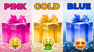 Choose Your Gift! 🎁 Pink, Gold or Blue 💗⭐️💙 How Lucky Are You? 😱 Mind Maze