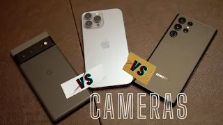 Galaxy S22 Ultra vs iPhone 13 Pro Max vs Pixel 6 Pro Cameras