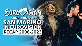 🇸🇲 San Marino in Eurovision Song Contest (2008 - 2023 | RECAP San Marino all'Eurovision)