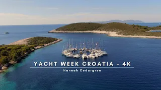 The Yacht Week Croatia Route - (August 2021) - [ 4K ]